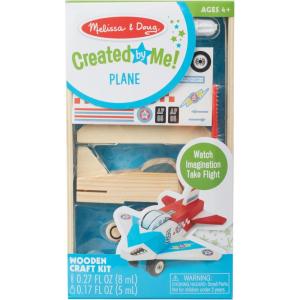imageMelissa ampamp Doug DecorateYourOwn Wooden Plane Craft Kit