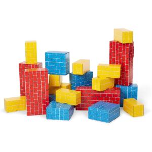 imageMelissa ampamp Doug Deluxe Jumbo Cardboard Blocks 24 Pieces  FSC Certified