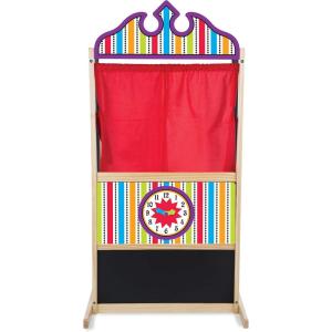 imageMelissa ampamp Doug Deluxe Puppet Theater  Sturdy Wooden Construction