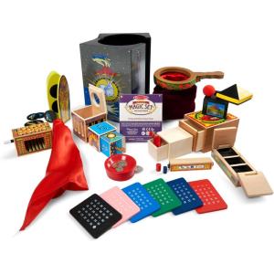 imageMelissa ampamp Doug Deluxe SolidWood Magic Set With 10 Classic Tricks Magician Props Magic Set for Kids Ages 8