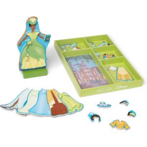 imageMelissa ampamp Doug Disney Ariel Magnetic Wooden DressUp Doll Pretend Play Set 35 Pieces Magnetic Dolls Pretend Play ampamp Preschool Toys for Kids Ages 3Tiana
