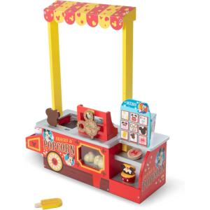 imageMelissa ampamp Doug Disney Snacks ampamp Popcorn Wooden Pretend Play Food Counter  33 Pieces  FSCCertified Materials