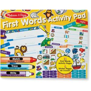 imageMelissa ampamp Doug First Words Activity Pad  288 Stickers to Match