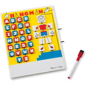imageMelissa ampamp Doug Flip to Win Travel Hangman Game  White Board DryErase Marker
