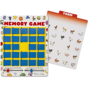imageMelissa ampamp Doug Flip to Win Travel Memory Game  Wooden Game Board 7 DoubleSided Cards Road Trip Essentials for Kids Hangman for Kids Memory Toy for Toddlers and 5