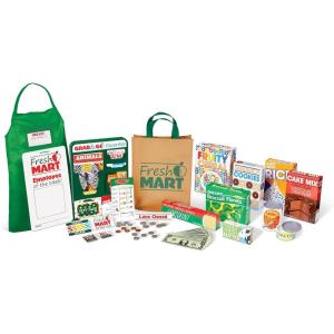 imageMelissa ampamp Doug Fresh Mart Companion Set Grocery Store Pretend Play Toys Toy Kitchen Accessories ampamp Play Food Preschool Learning Toys for Girls ampamp Boys 3
