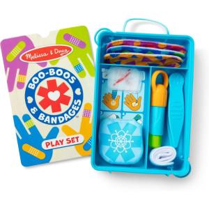 imageMelissa ampamp Doug Get Well Doctor Kit 25Piece Toddler Doctor Play Set Realistic Pretend Play Toys ampamp Accessories Preschool Toys for Girls ampamp Boys Ages 3Aua First aid kit
