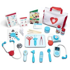 imageMelissa ampamp Doug Get Well Doctor Kit 25Piece Toddler Doctor Play Set Realistic Pretend Play Toys ampamp Accessories Preschool Toys for Girls ampamp Boys Ages 3Play Set