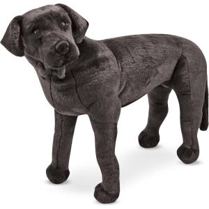 imageMelissa ampamp Doug Giant Black Lab  Lifelike Stuffed Animal Dog over 2 feet tallStuffed Animal Dog
