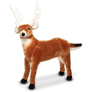 imageMelissa ampamp Doug Giant Deer  Lifelike Stuffed Animal Over 3 feet Long