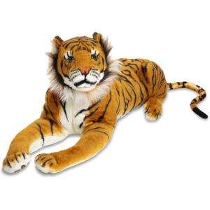 imageMelissa ampamp Doug Giant Tiger  Lifelike Stuffed Animal Over 5 feet Long