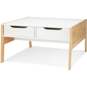 imageMelissa ampamp Doug Kids Furniture Wooden Art ampamp Activity Table with Bins Wooden Kids Activity Table with Storage