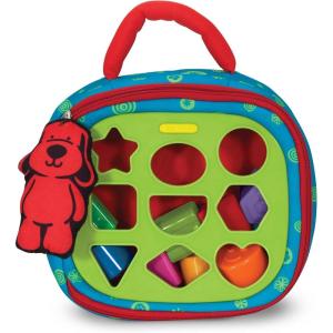 imageMelissa ampamp Doug Ks Kids TakeAlong Shape Sorter Baby Toy with 2Sided Activity Bag and 9 Textured Shape Blocks Sensory Toys Travel Shape Sorter Toys for Toddlers and Infants