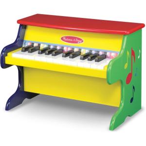 imageMelissa ampamp Doug LearntoPlay Piano with 25 Keys and ColorCoded Songbook Toy Piano Kids Toddler Toys for Ages 3