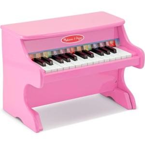 imageMelissa ampamp Doug LearntoPlay Pink Piano with 25 Keys and ColorCoded Songbook