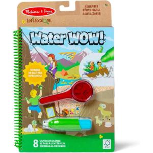 imageMelissa ampamp Doug Lets Explore Water Wow Outdoor Adventure Deluxe WaterReveal Pad  Reusable On The Go Travel Activitykids