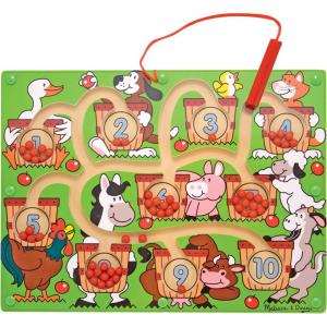 imageMelissa ampamp Doug Magnetic Wand Number Maze  Wooden Puzzle Activity Learning Toys Travel Activities for Kids Magnetic Maze for Toddlers and Kids Ages 3