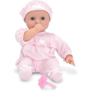 imageMelissa ampamp Doug Mine to Love Jenna 12quot Soft Body Baby Doll with Romper Hat