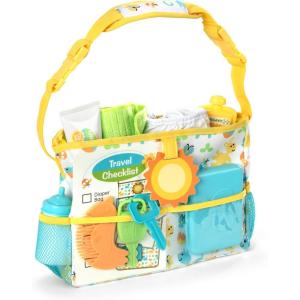 imageMelissa ampamp Doug Mine to Love Travel Time Play Set for Dolls with Diaper Bag Bottle Sunscreen More 17 pcs  Baby Doll Accessories Baby Doll Sets For Kids Ages 3