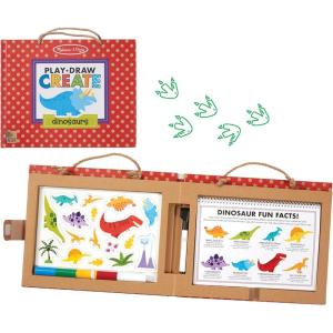imageMelissa ampamp Doug Natural Play Play Draw Create Reusable Drawing ampamp Magnet Kit  Ocean 42 Magnets 5 DryErase Markers  FSC CertifiedDinosaurs