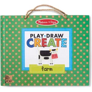 imageMelissa ampamp Doug Natural Play Play Draw Create Reusable Drawing ampamp Magnet Kit  Ocean 42 Magnets 5 DryErase Markers  FSC CertifiedFarm