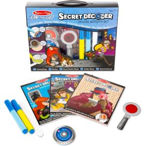 imageMelissa ampamp Doug On The Go Secret Decoder Deluxe Activity Set and Super Sleuth ToyRetail Version