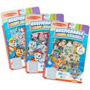 imageMelissa ampamp Doug PAW Patrol Restickable Puffy Stickers 3Pack  Adventure Bay Jakes Mountain JunglePuffy Stickers