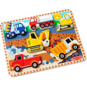 imageMelissa ampamp Doug Pets Wooden Chunky Puzzle 8 pcs Educational Screen Free Activity for Toddler Preschoolers and Kids Ages 2English Only