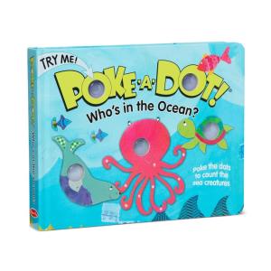 imageMelissa ampamp Doug PokeaDot Whos in the Ocean Interactive Childrens Board Book with Buttons to Pop Educational Sensory Toy for Toddlers ampamp Preschoolers Ages 3  FSC Certified