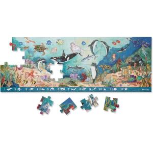 imageMelissa ampamp Doug Search and Find Beneath The Waves Floor Puzzle 48 pcs Over 4 feet Long  FSC Certified