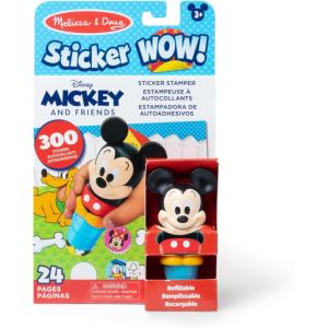 imageMelissa ampamp Doug Sticker Wow Disney Minnie Mouse Bundle 24Page Activity Book Refillable Sticker Stamper Mini Pad 500 Stickers Arts and Crafts for Kids Ages 3Mickey Mouse