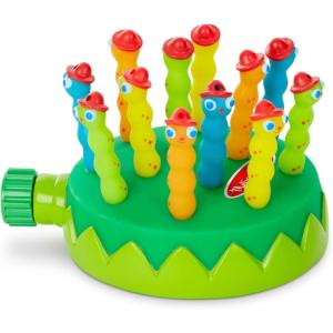 imageMelissa ampamp Doug Sunny Patch Splash Patrol Sprinkler Toy with Hose AttachmentMulticolor