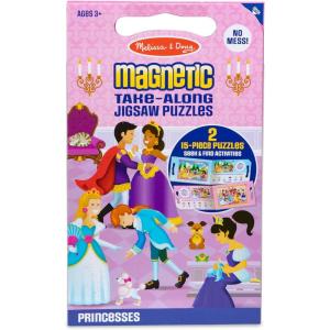 imageMelissa ampamp Doug TakeAlong Magnetic Jigsaw Puzzle Set  On the Farm 2 x 15 Piece Travel Activity Toy for Preschoolers and Kids Ages 3  FSC Certified1 EA