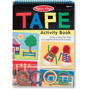 imageMelissa ampamp Doug Tape Activity Book 4 Rolls of EasyTear Tape and 20 Reusable Scenes