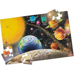 imageMelissa ampamp Doug Underwater Ocean Floor Puzzle 48 pc Jumbo Jigsaw Puzzle Educational Screen Free Activity for Toddler Preschoolers and Kids Ages 3 2 x 3 Feet  FSC CertifiedSolar System