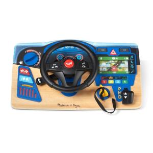 imageMelissa ampamp Doug Vroom ampamp Zoom Interactive Wooden Dashboard Racing Car Steering Wheel Toy Lights ampamp Sounds Preschool Learning Toys for Girls ampamp Boys 3  FSC Certified