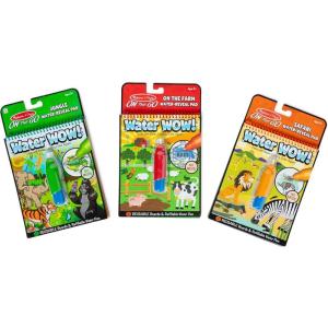 imageMelissa ampamp Doug Water Wow  Water Reveal Pad Bundle  Farm Safari ampamp Under The SeaBundle Jungle  Safari  Farm