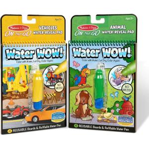 imageMelissa ampamp Doug Water Wow  Water Reveal Pad Bundle  Farm Safari ampamp Under The SeaBundle Vehicles  Animals