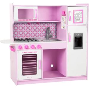 imageMelissa ampamp Doug Wooden Chefs Kitchen Set for Kids with Play Kitchen Accessories ampamp Ice Cube Dispenser Preschool Learning Toys for Girls ampamp Boys 3  FSC CertifiedPink