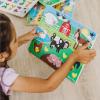imageMelissa ampamp Doug Wooden Peg Puzzle 6 Pack Numbers Letters Animals Vehicles