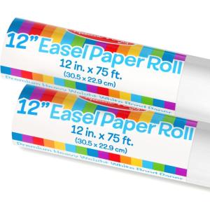 imageMelissa ampamp Doug Tabletop Easel Paper Roll 12 inches x 75 feet  2Pack