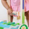 imageMelissa ampamp Doug First Play Chomp and Clack Alligator Wooden Push Toy and Activity WalkerChomp  Clack Alligator