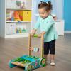 imageMelissa ampamp Doug First Play Chomp and Clack Alligator Wooden Push Toy and Activity WalkerChomp  Clack Alligator