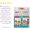 imageMelissa ampamp Doug Wooden MultiCraft Weaving Loom ExtraLarge Frame 2275 x 165 inches