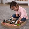 imageMelissa ampamp Doug Farm Friends Collectible Toy Animal Figures 10 pcs