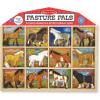 imageMelissa ampamp Doug Pasture Pals  12 Collectible Horses with Wooden BarnShaped CrateEnglish Only