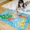 imageMelissa ampamp Doug World Map Jumbo Jigsaw Floor Puzzle 33 pcs 2 x 3 feet