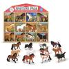 imageMelissa ampamp Doug Pasture Pals  12 Collectible Horses with Wooden BarnShaped CrateEnglish Only
