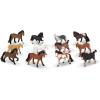 imageMelissa ampamp Doug Pasture Pals  12 Collectible Horses with Wooden BarnShaped CrateOnline Version
