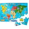 imageMelissa ampamp Doug World Map Jumbo Jigsaw Floor Puzzle 33 pcs 2 x 3 feet